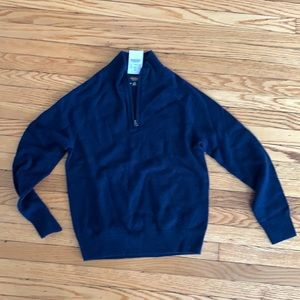 Boys crewcuts cashmere half zip sweater